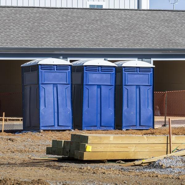 Heavy-duty construction site porta potty in Fort Smith, Arkansas