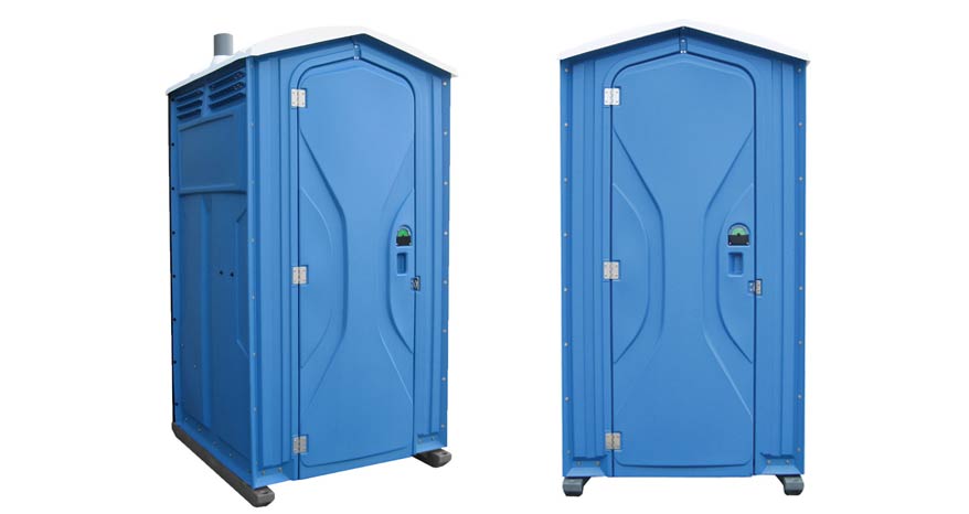 Long-term porta potty units on site in Fort Smith, Arkansas